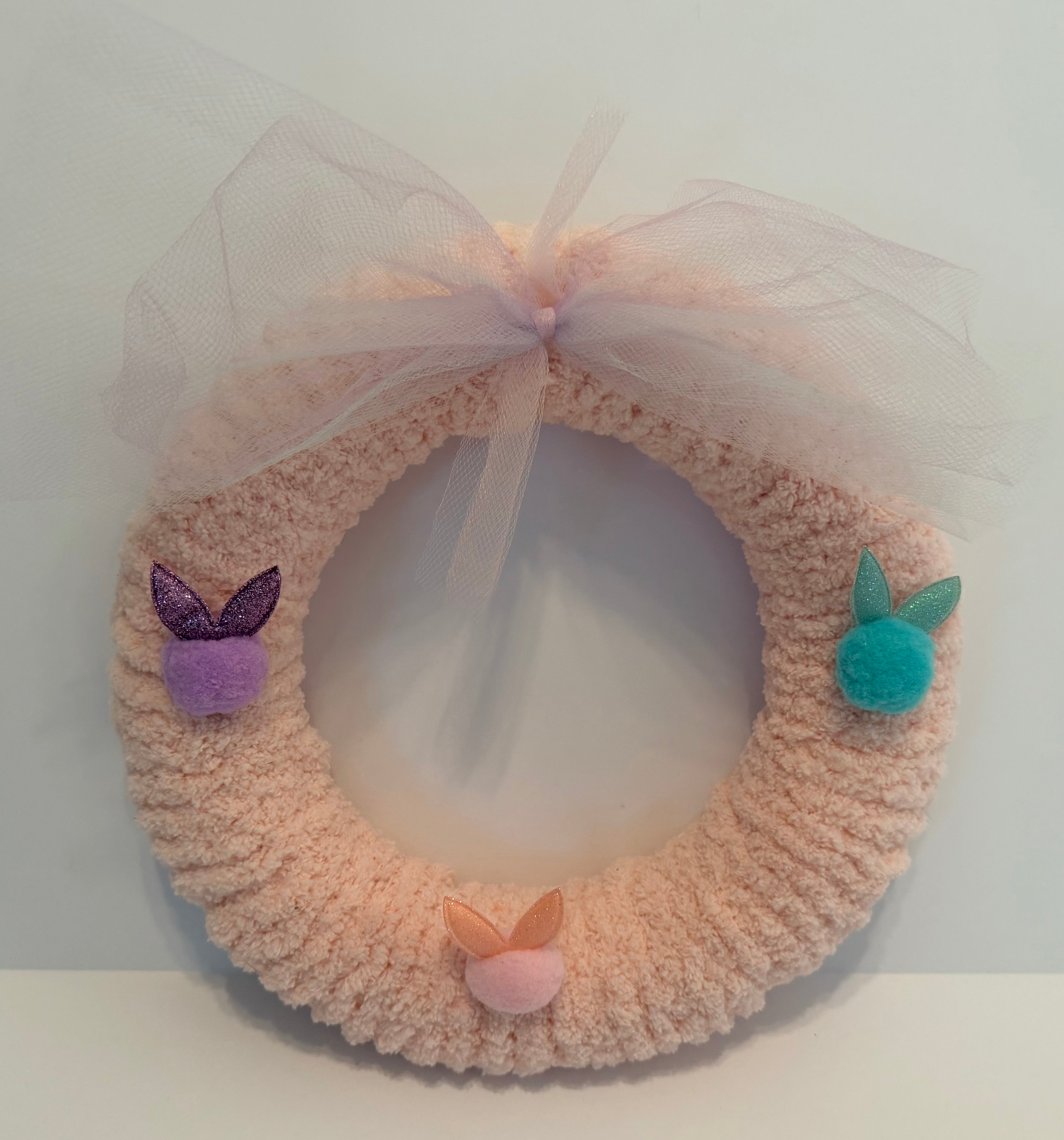 Pink Easter wreath