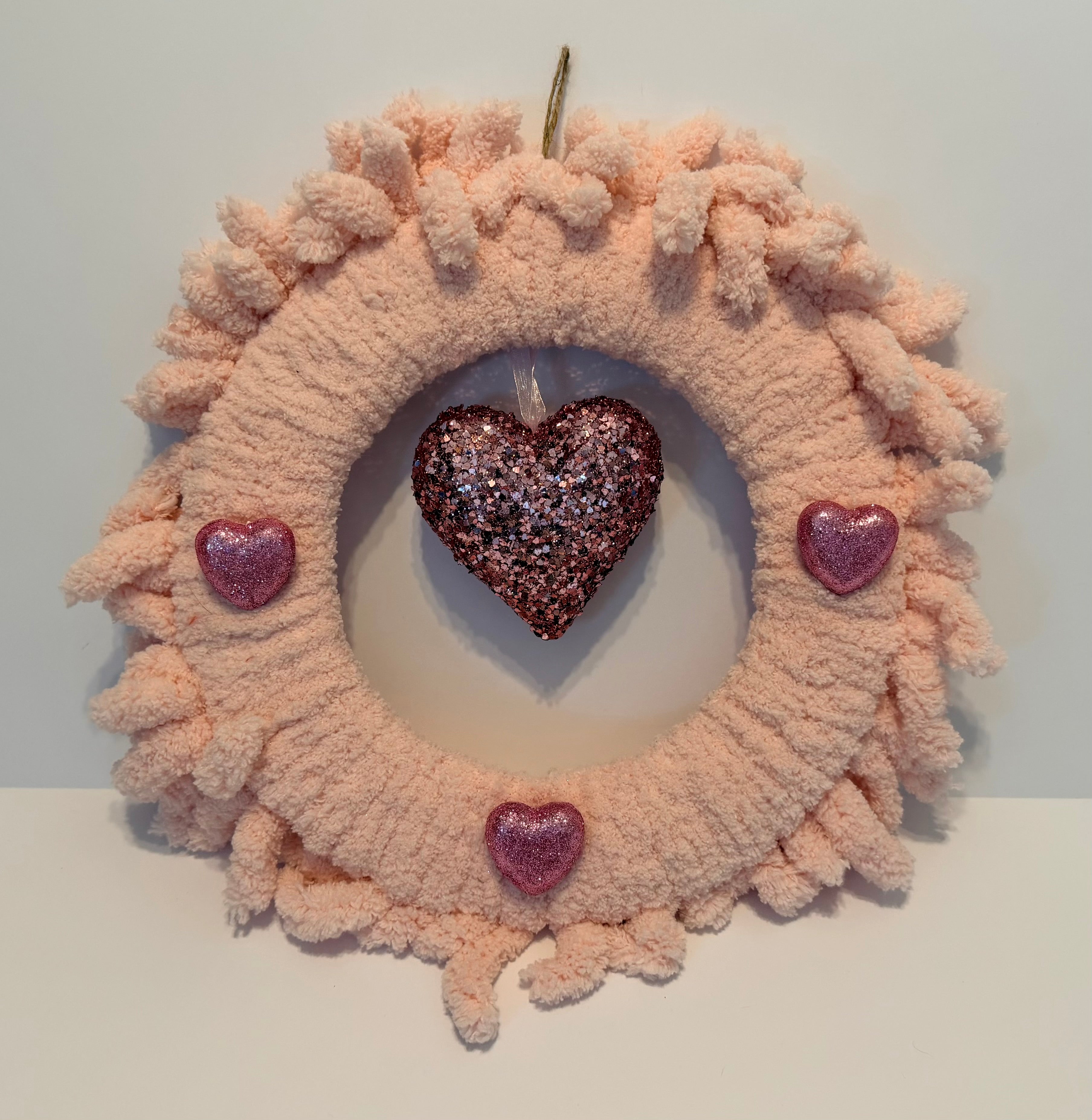Pink sparkle wreath