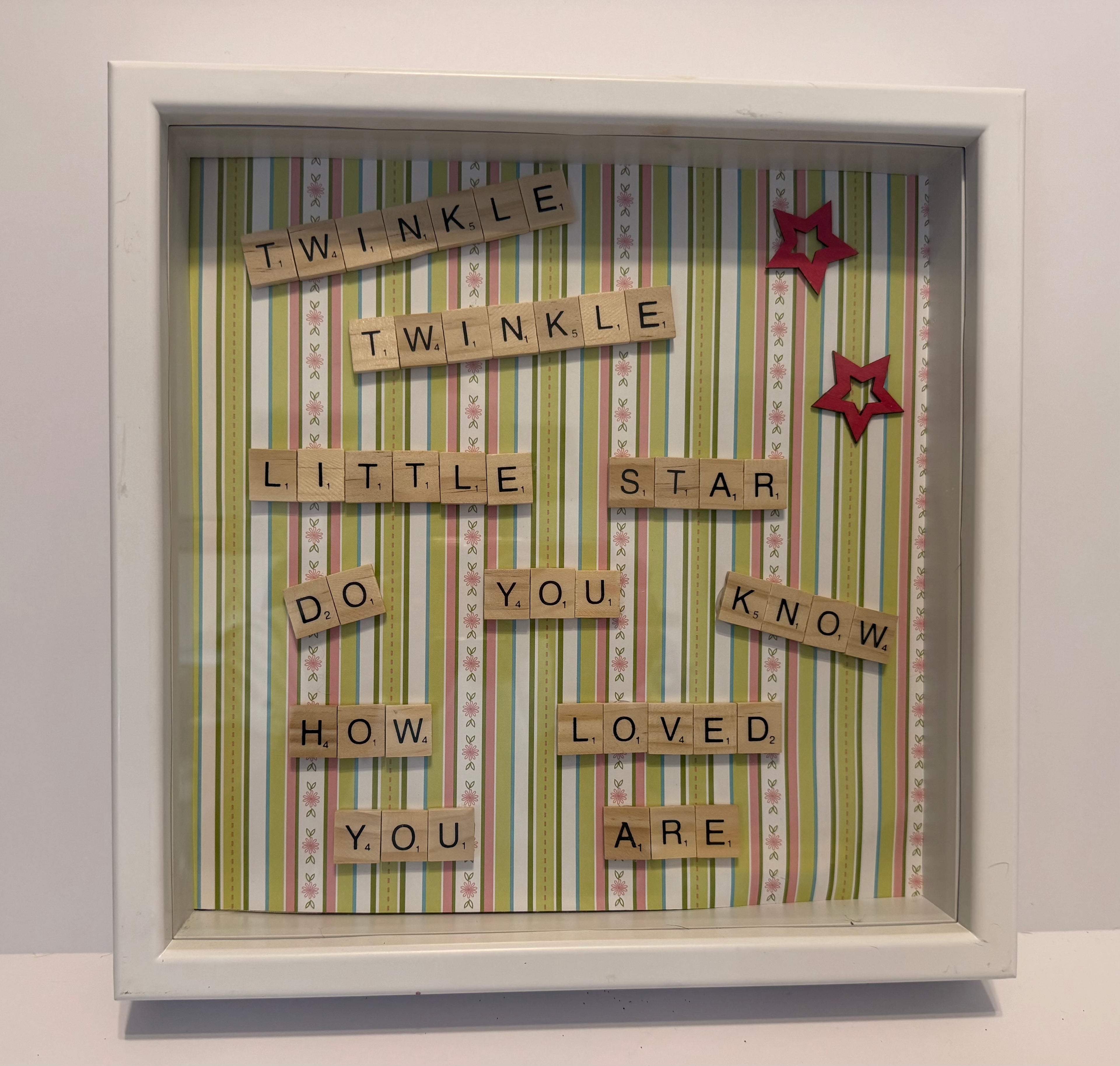 Twinkle Twinkle  shadow box