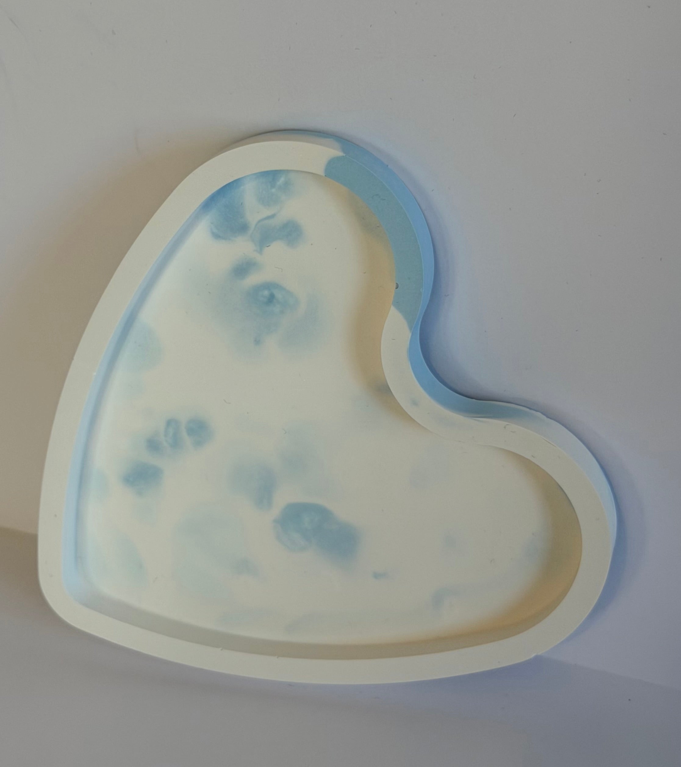 Heart resin plaster tray