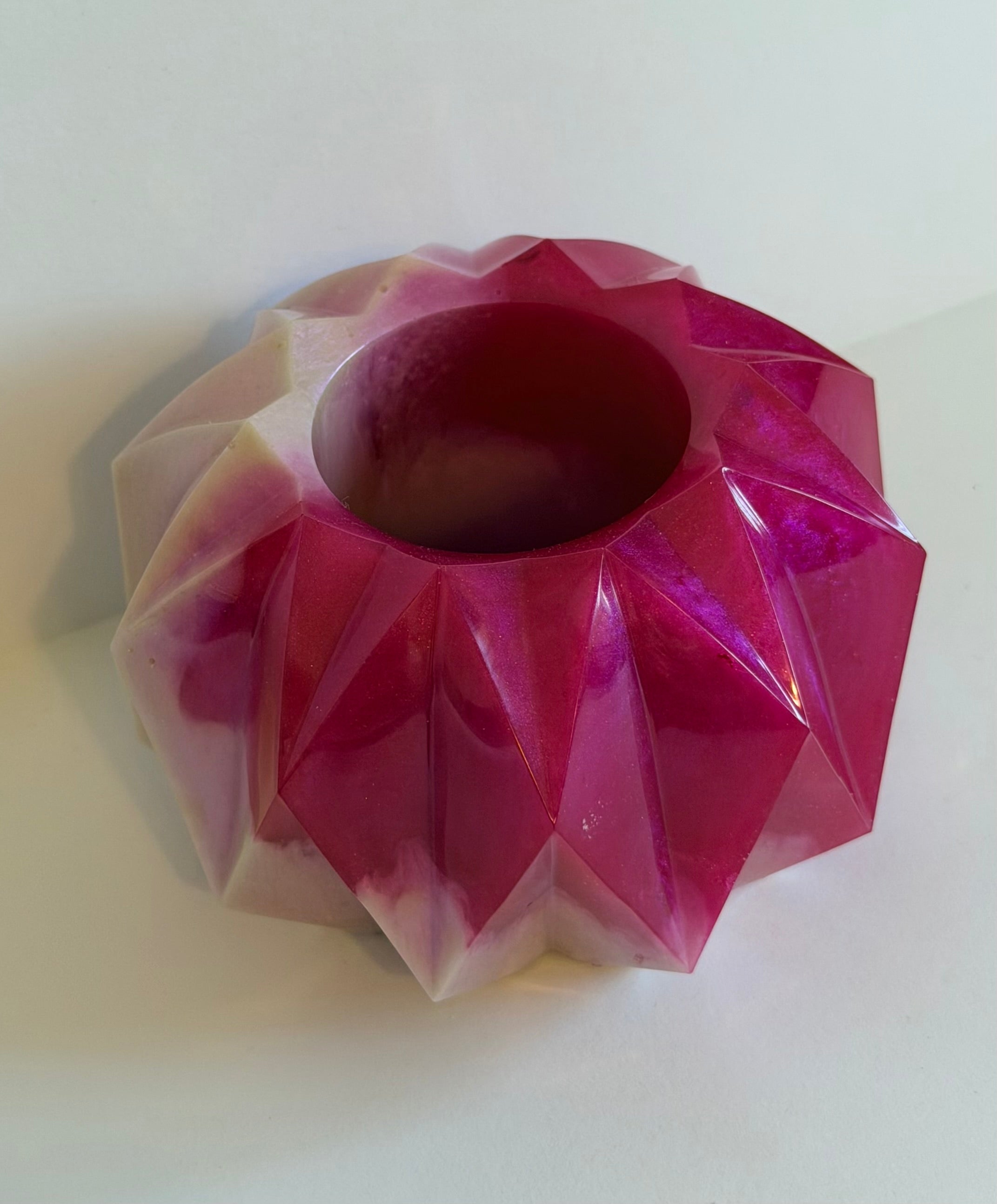 Resin tealight holders