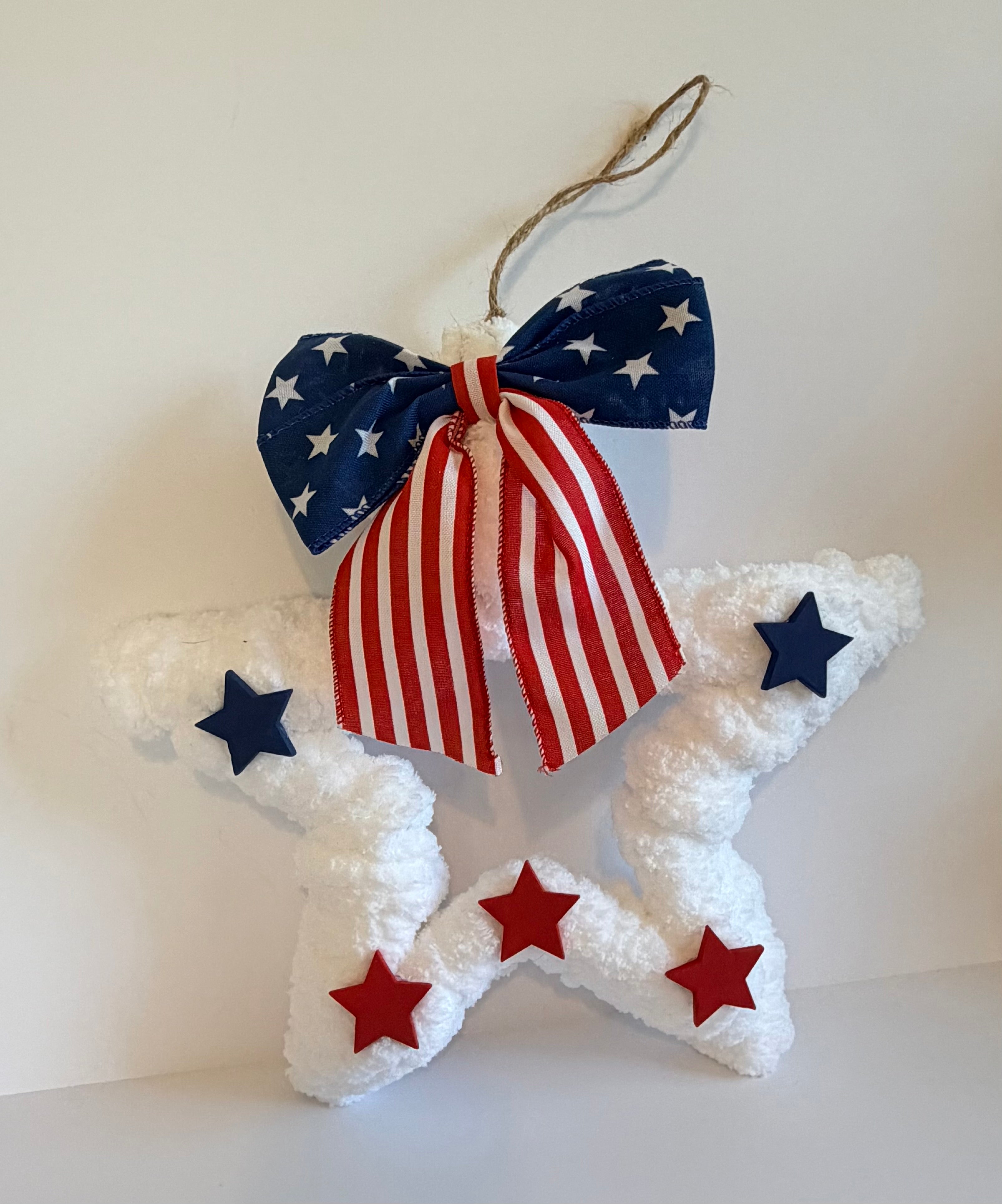 Star patriotic wreath